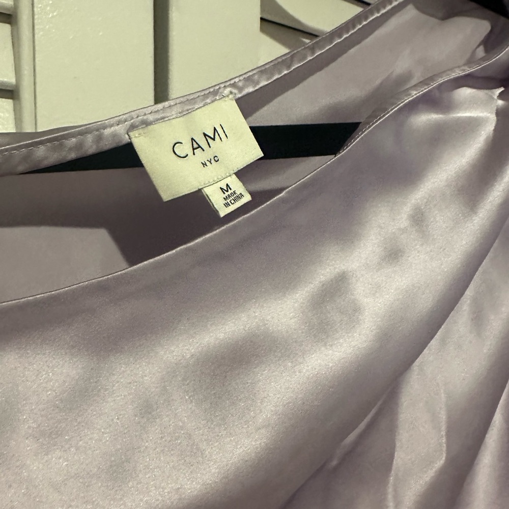 Cami NYC Light Purple Satin Top